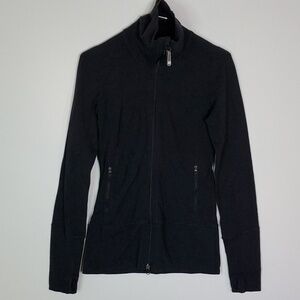 LULULEMON size 2 black design jacket